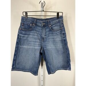 American Eagle Women's Jorts Blue Jean Shorts Denim Stretch Bermuda Size 4